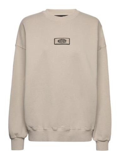 Enzyme Sweat Crewneck Beige ROTATE Birger Christensen