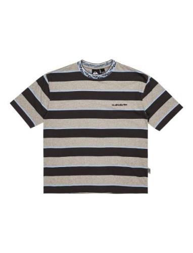 Stripe Tee Yth Grey Quiksilver