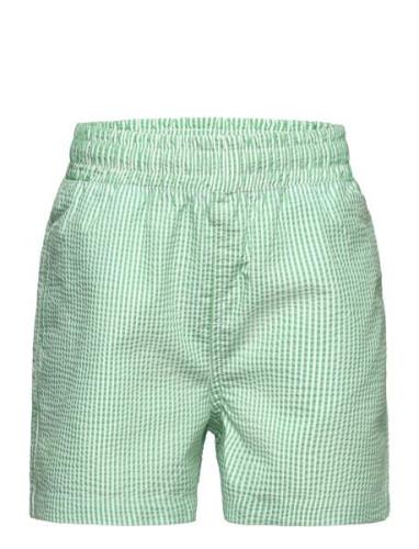 Kobvictor Seersucker Swim Shorts Acc Green Kids Only