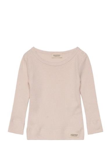 Plain Tee Ls Pink MarMar Copenhagen