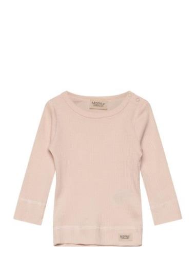 Plain Tee Ls Pink MarMar Copenhagen