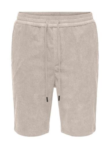 Onslinus Corduroy 0111 Shorts Grey ONLY & SONS