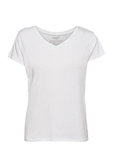 Women's Modal V-Neck T-Shirt 1-Pack White Danish Endurance