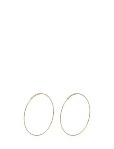 Raquel X-Large Recycled Hoop Earrings Gold Pilgrim