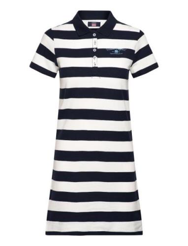 Kate Striped Reg Kn Cot Vin W Navy VINSON