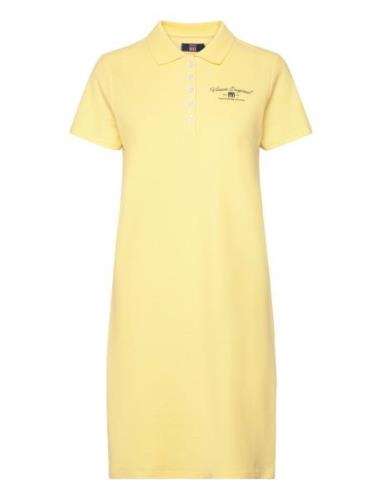 Kate Reg Kn Cot Vin W Dress Yellow VINSON