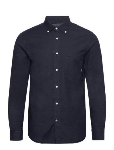 Garment Dyed Oxford Rf Shirt Navy Tommy Hilfiger