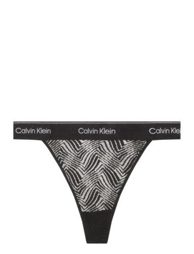 String Thong Black Calvin Klein