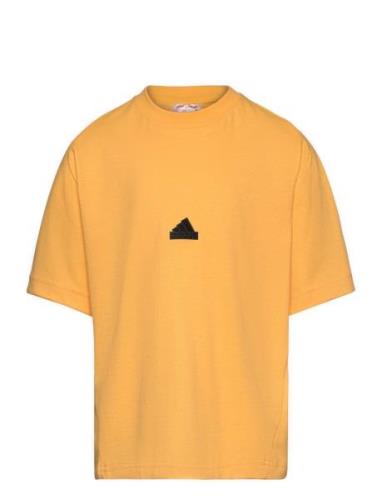 Z.n.e. T-Shirt Kids Yellow Adidas Performance