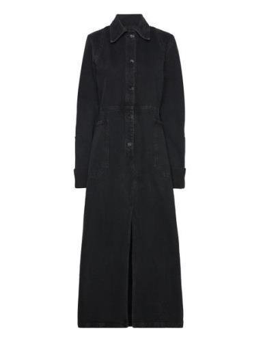 Black Wash Boiler Dress Black Cannari Concept