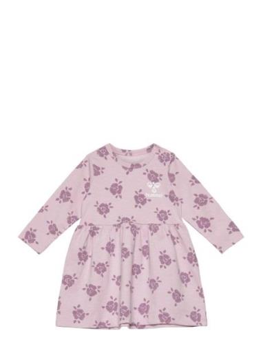 Hmlbloomy Dress L/S Pink Hummel