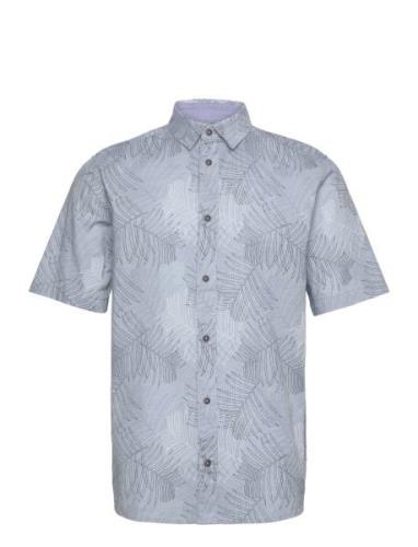 Comfort Printed Shirt Blue Tom Tailor