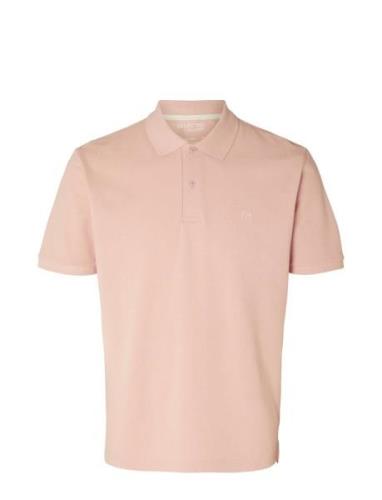 Slhdante Ss Polo Noos Pink Selected Homme