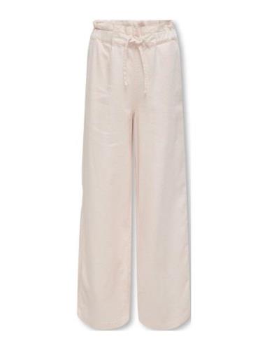 Kogcaro Pb Wide Linen Bl Pant Pnt Pink Kids Only