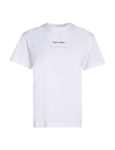 Multi Logo Regular T-Shirt White Calvin Klein