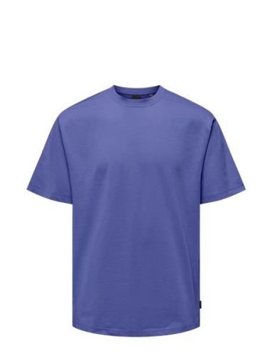 Onsfred Life Rlx Ss Tee Noos Blue ONLY & SONS