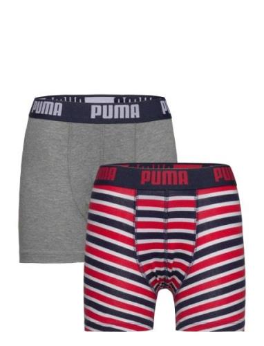 Puma Boys Basic Boxer Printed Strip Patterned PUMA