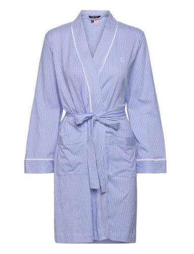 Lrl Kimono Wrap Robe Blue Lauren Ralph Lauren Homewear