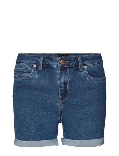 Vmluna Mr Fold Shorts Mix Ga Noos Blue Vero Moda