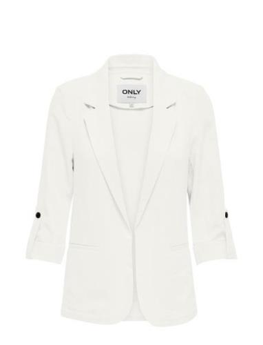 Onlcaro 3/4 Unlined Blazer Cc Tlr White ONLY
