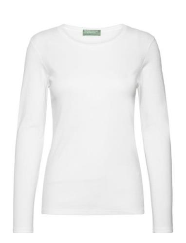 T-Shirt L/S White United Colors Of Benetton