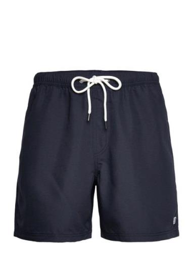 Bs Havana Regular Fit Swim Shorts Navy Bruun & Stengade