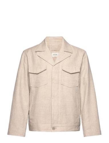 Sivert Linen Mix Jacket Beige HOLZWEILER