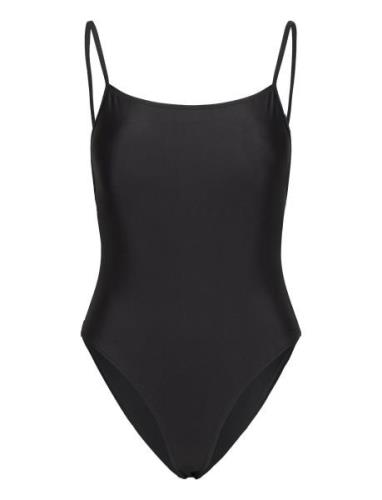 Solid Euna Swimsuit Black Becksöndergaard