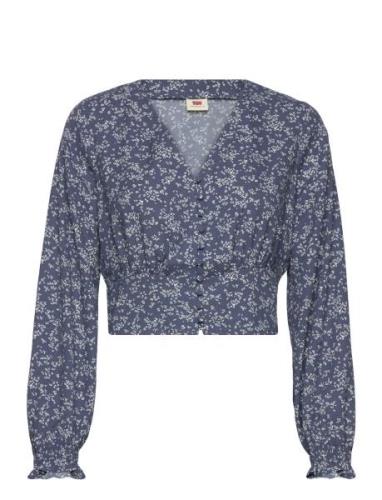 Tamara Ls Blouse Mara Floral V Blue LEVI´S Women