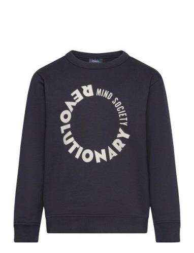 Kobbasim L/S O-Neck Ub Swt Navy Kids Only