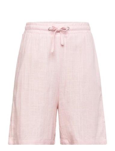 Tanja Linen Shorts Pink Grunt
