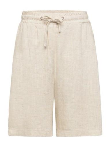 Grtanja Linen Shorts Beige Grunt