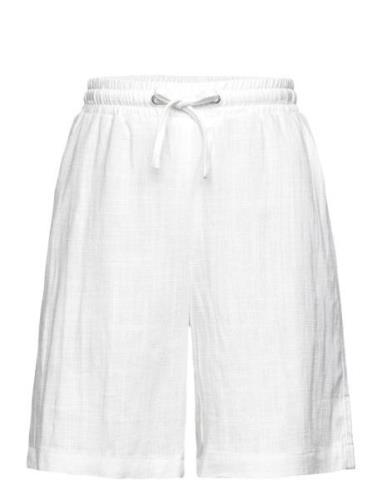 Tanja Linen Shorts White Grunt