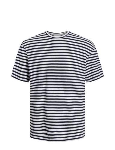 Jprcc Soft Linen Blend Ss Tee Navy Jack & J S