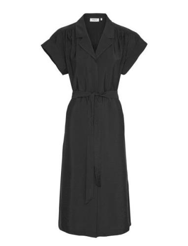 Mschgianara Benina Ss Dress Black MSCH Copenhagen