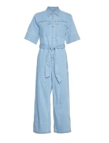 Mschshayla 2/4 Jumpsuit Blue MSCH Copenhagen