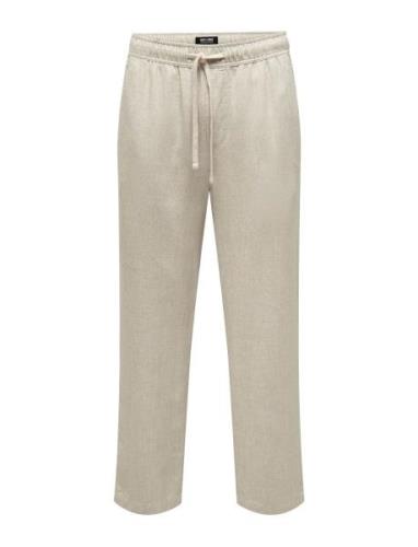 Kobsinus Loose Linen Pant Wvn Beige Kids Only