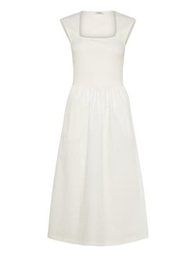 Slsim Phoebe Dress Cream Soaked In Luxury