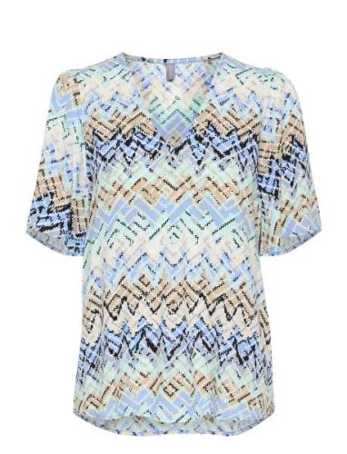 Cukendall Ss Blouse Blue Culture