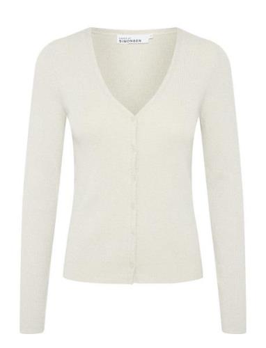 Opeyakb Cardigan Cream Karen By Simonsen