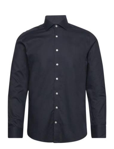 Bs Hamlin Slim Fit Shirt Navy Bruun & Stengade