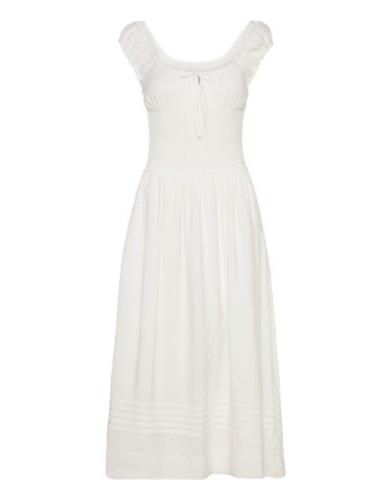 Eliza Maxi Dress White AllSaints