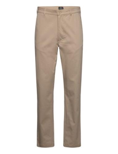 Cotton Twill Stretch Elias Pants Beige Mads Nørgaard