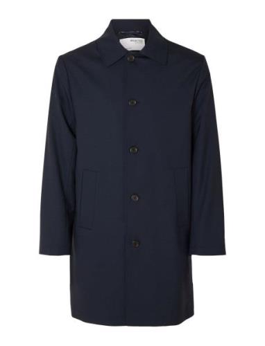 Slhrichmond Mac Coat Blue Selected Homme