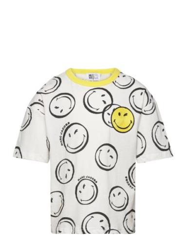 Short Sleeves Tee-Shirt Cream Little Marc Jacobs