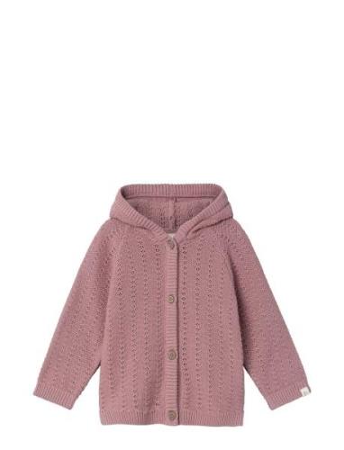 Nbfdaimo Ls Knit Jacket Lil Pink Lil'Atelier