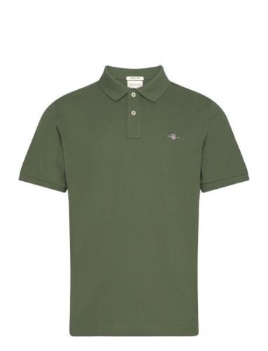 Reg Shield Ss Pique Polo Green GANT