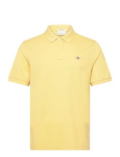 Reg Shield Ss Pique Polo Yellow GANT