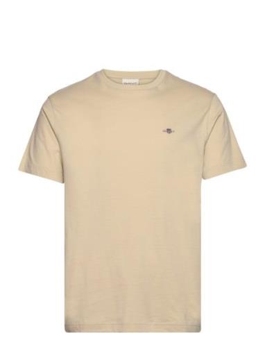 Reg Shield Ss T-Shirt Beige GANT