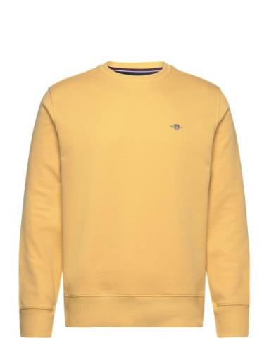 Reg Shield C-Neck Sweat Yellow GANT